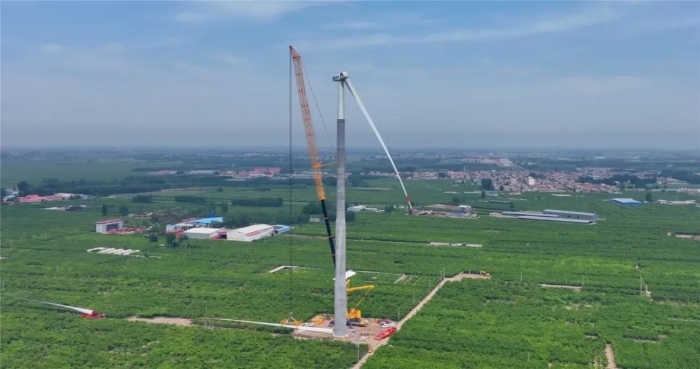 “全球第一吊”再臨燕趙！166米，XCA4000助力華北綠電